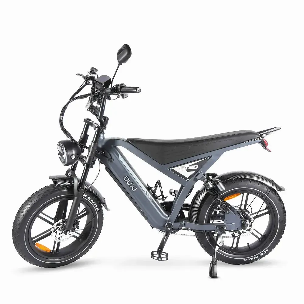 OUXI GT-20 – Zwart & Grijs – Rijklaar, Incl. Slot & Telefoonhouder - Image 3