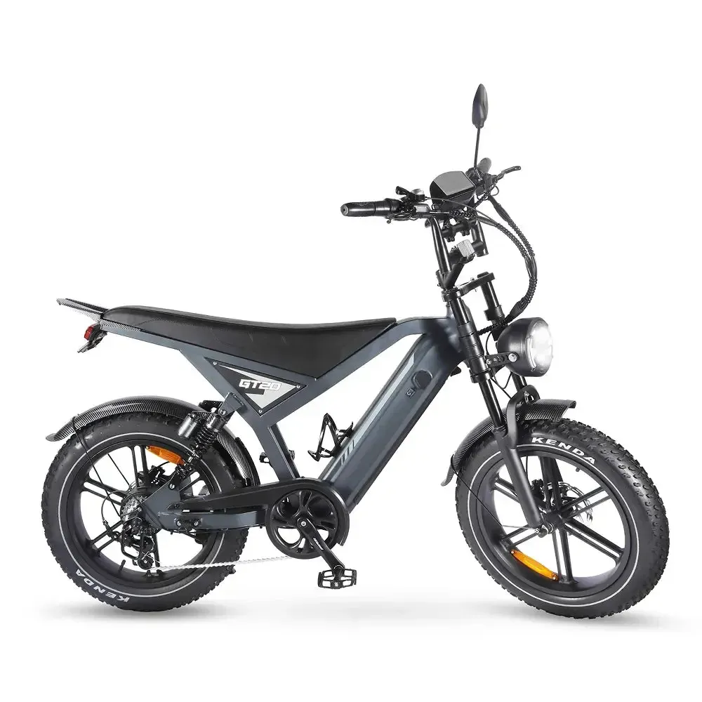 OUXI GT-20 – Zwart & Grijs – Rijklaar, Incl. Slot & Telefoonhouder - Image 4