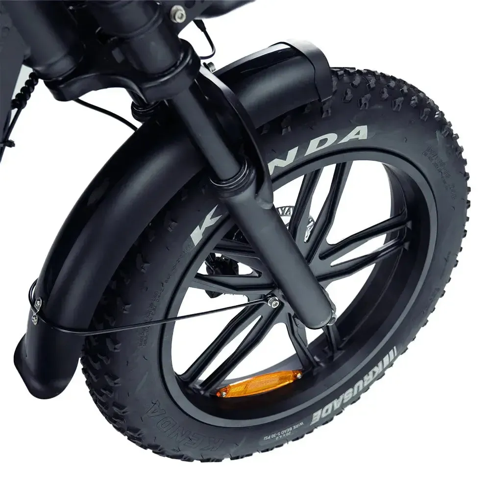 OUXI V8 Pro / C80 Pro Fatbike – Zwart | 100KM Range | Inclusief Slot + Telefoonhouder | Rijklaar Geleverd - Image 5